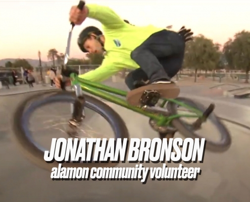 Jonathan Bronson - Pop Up Helmet Giveaways