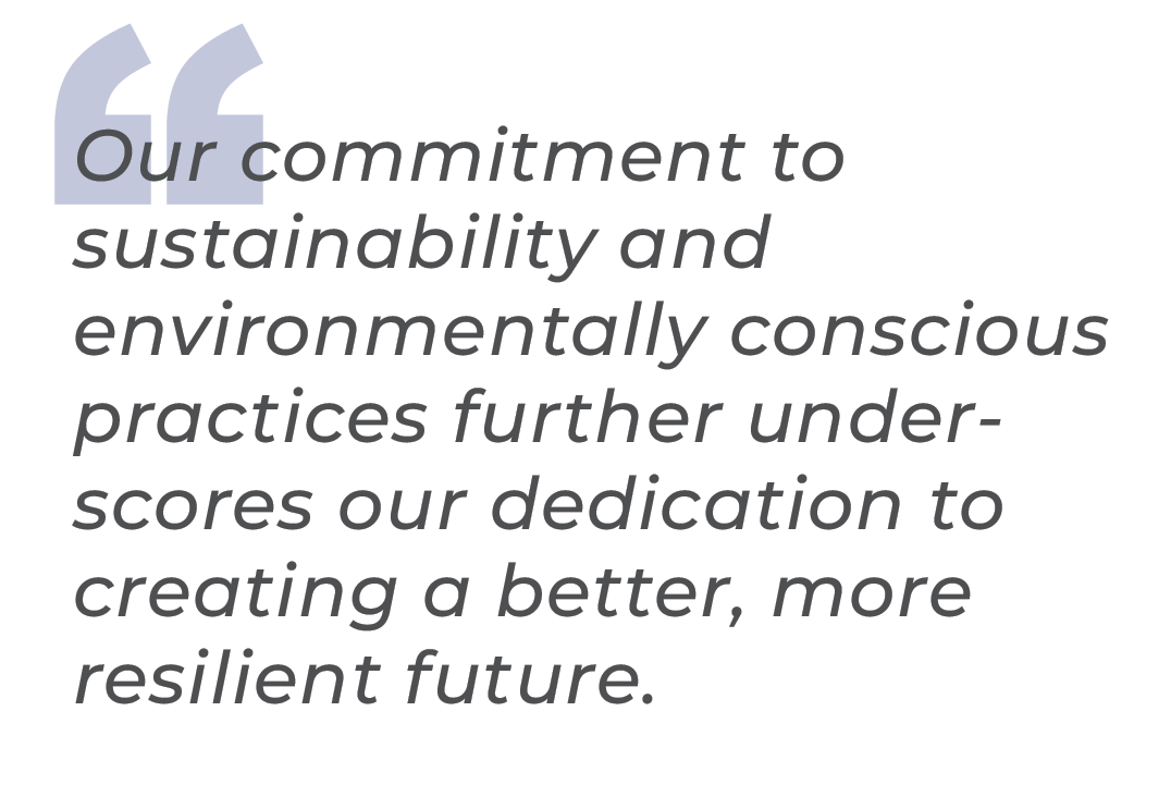 Alamon is committed to sustainability and environmentally conscious practices.