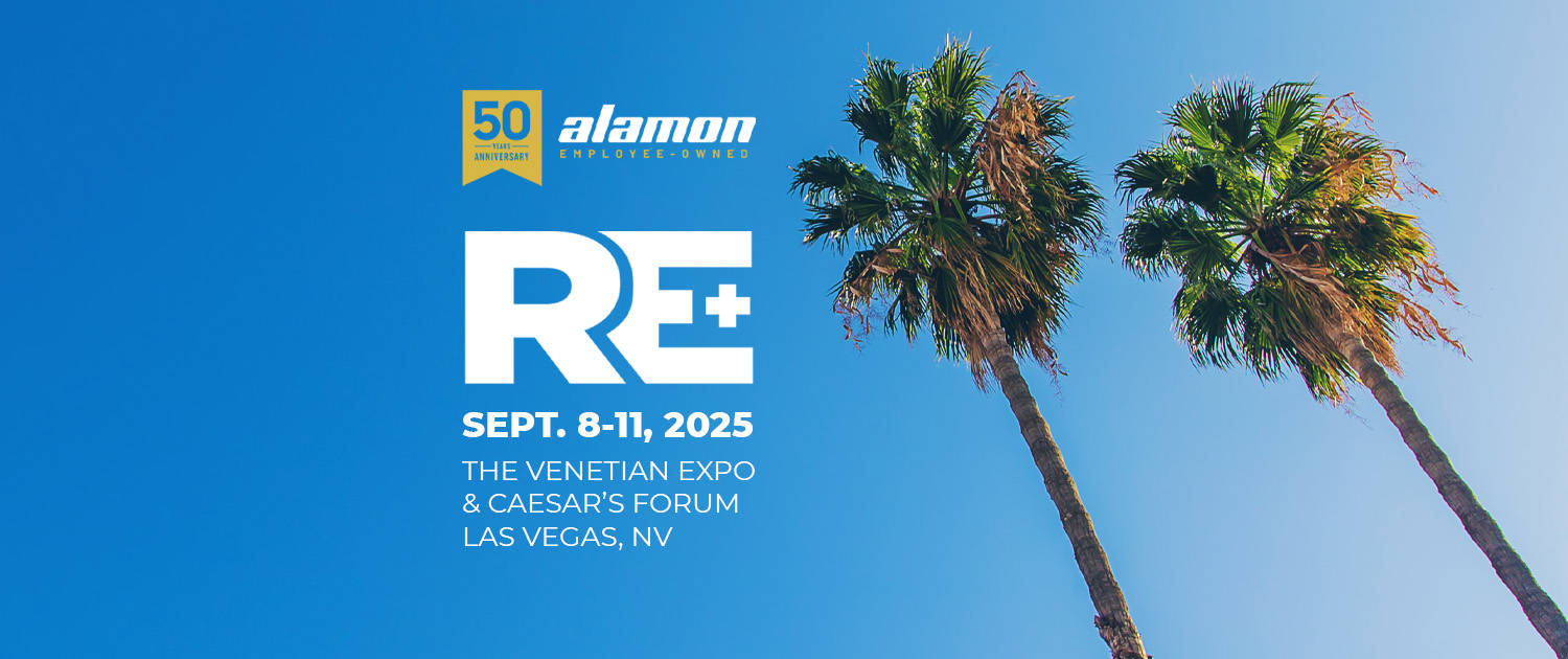 Meet Alamon at RE+ 2025 in Las Vegas, NV