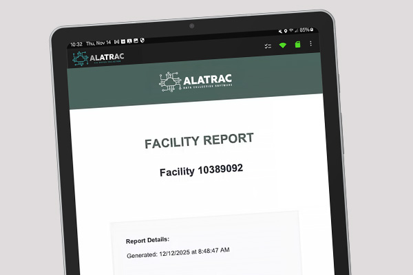 Alatrac Data Collection Software