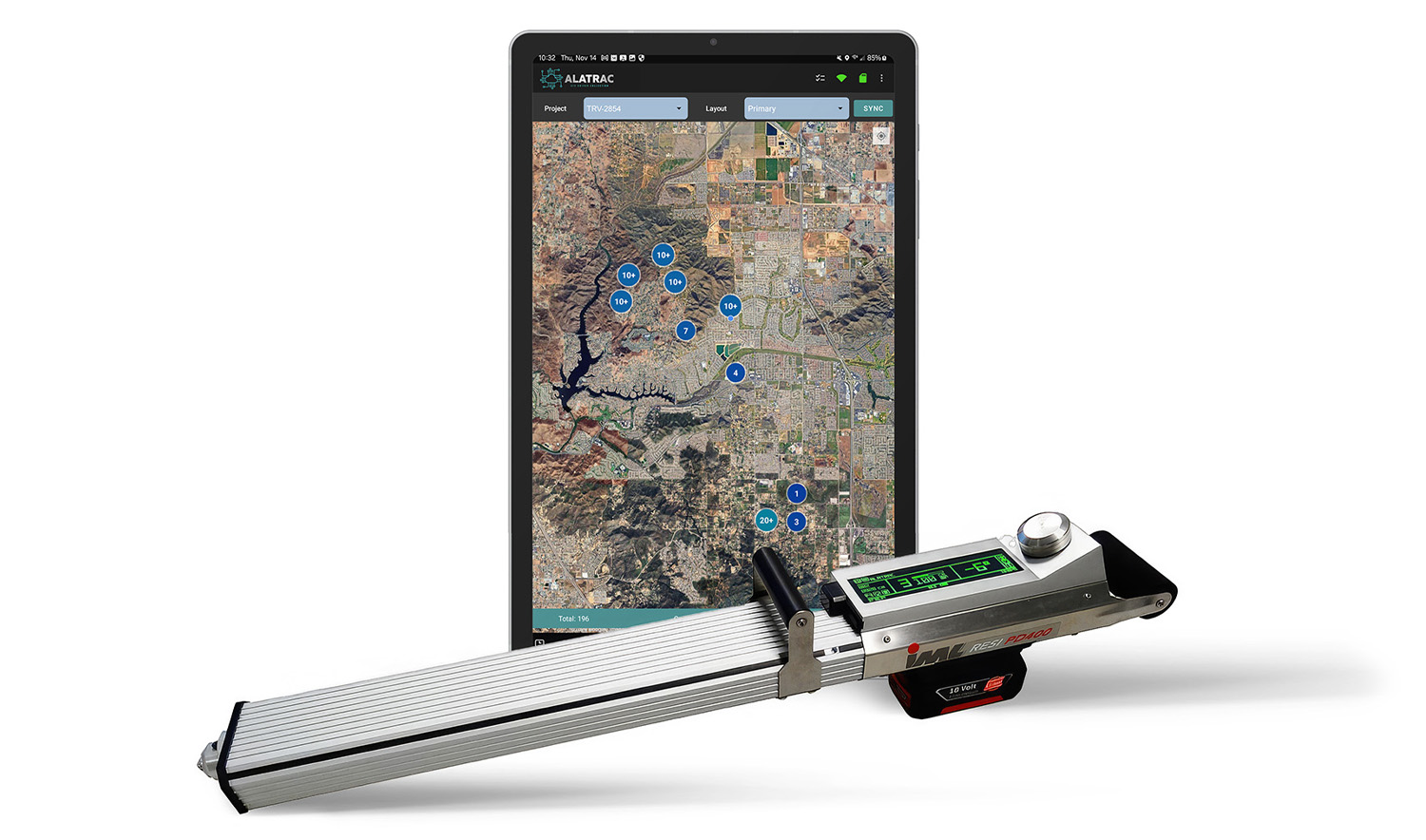 Alatrac Data Collection Software Integration with the IML RESI PowerDrill