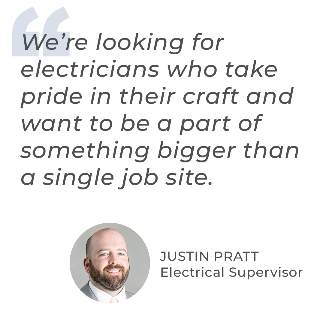 Alamon Electrical Supervisor Justin Pratt