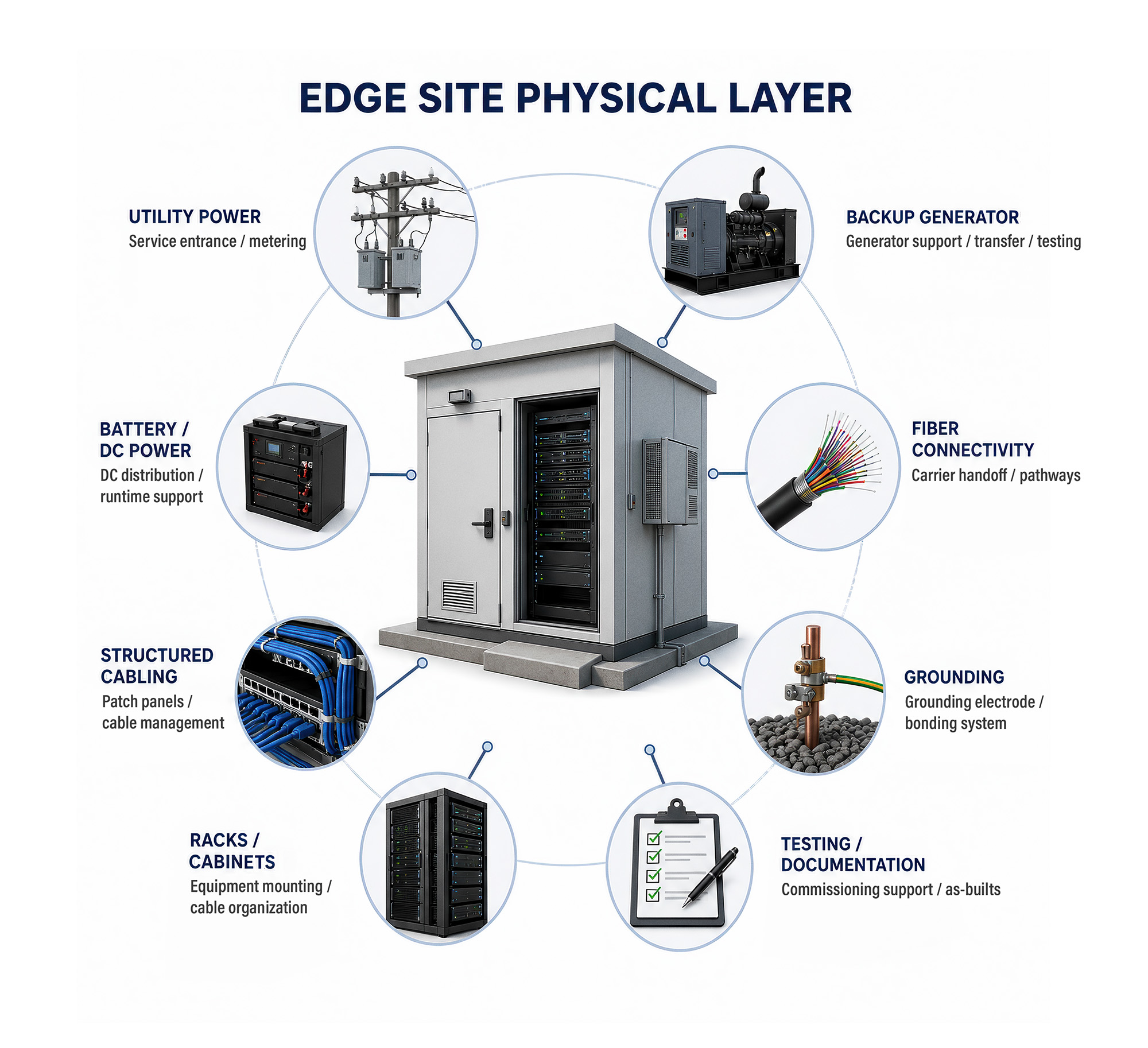 Edge Data Center Site - Physical Layer | Alamon Inc. Edge Data Center Site - Physical Layer | Alamon Inc.